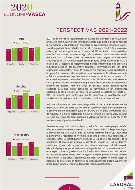 Economía Vasca Resumen del año 2020 PDF