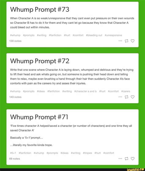 Whump Prompt 73 When Character A Is So Weak Unresponsive That They Cant Even Put Pressure On