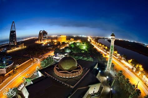 Khartoum at Night | Khartoum, The beautiful country, International travel