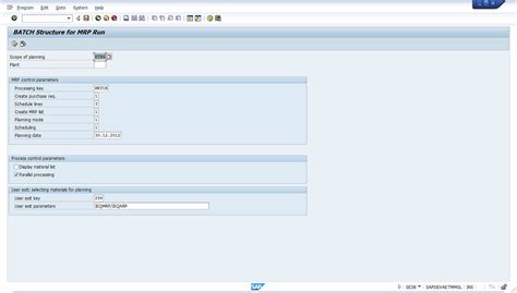 How To Run Mrp For A Specific Mrp Controller Sap Community