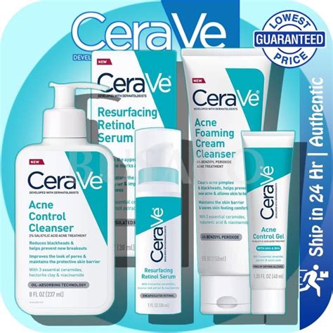 New Cerave Resurfacing Retinol Serum For Post Acne Marks Cerave Acne