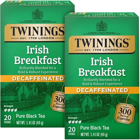 Amazon Twinings Irish Breakfast Tea Decaf Tea Bags Strong And