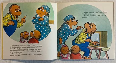 The Berenstain Bears And Too Much Tv By Stan And Jan Etsy