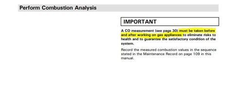 Boiler combustion test... — Heating Help: The Wall