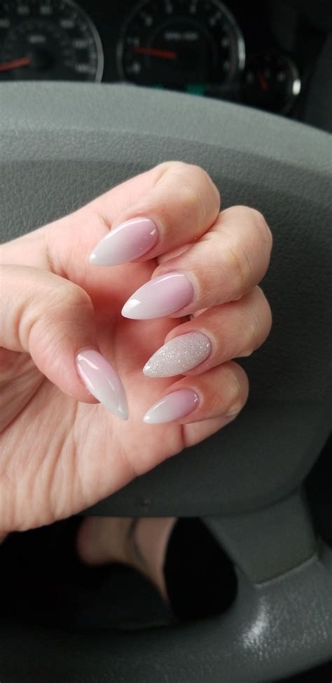 Look Fabulous With Pink And White Stiletto Nails The FSHN