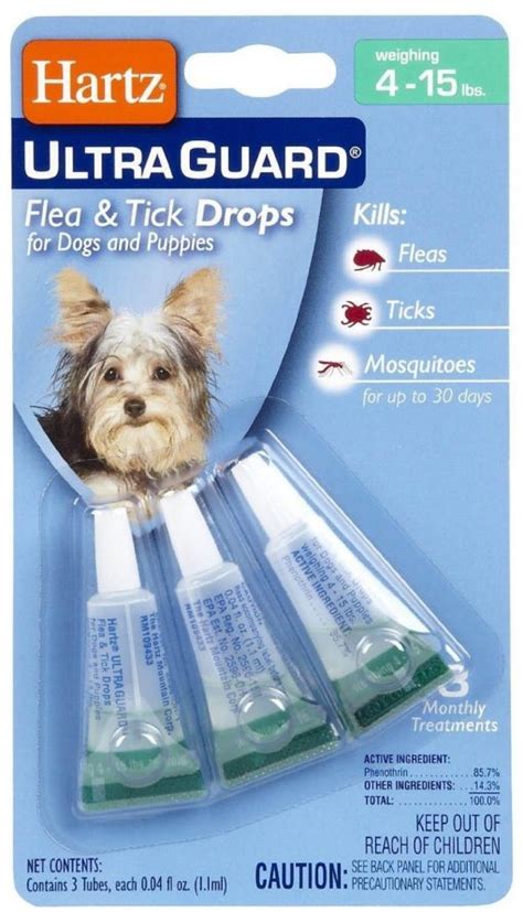 Drops For Dogs - UltraGuard Flea And Tick Treatment Drops For Dogs