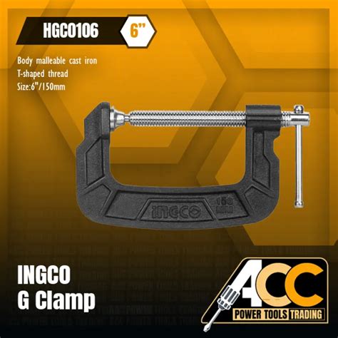 INGCO C Clamp Size 6 Lazada PH