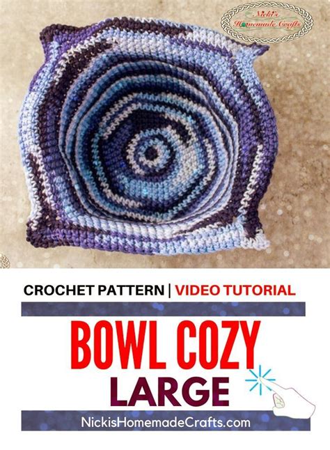 Crochet Bowl Cozy Pattern Bowl Cozy Tutorial Crochet Soup Etsy Crochet Patterns Cozy