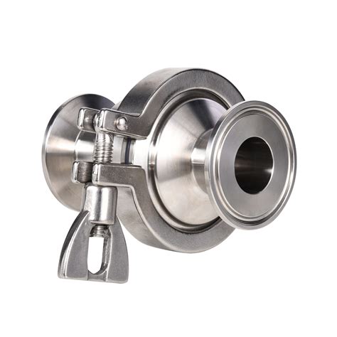 A Standard Sanitary Stainless Steel L Welding Check Valve With