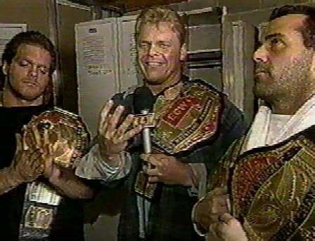 The Triple Threat in ECW - ECW Tag Team Champions Chris Benoit and Dean ...