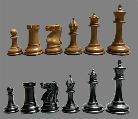 Hybrid Jaques Steinitz Tournament Chessmen ChessAntiques