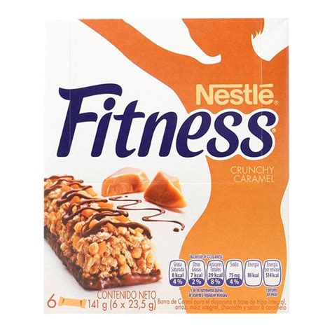 Barra de cereal Nestlé Fitness con caramelo 141 g Walmart