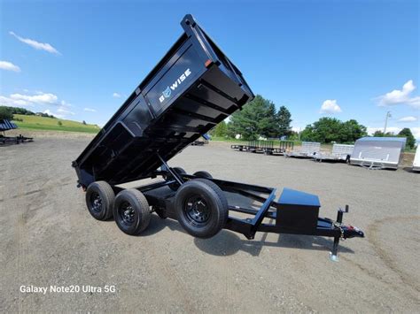 2023 BWISE DT10 72x12 10K Tandem Axle Dump Trailer W Tarp Kit Spare