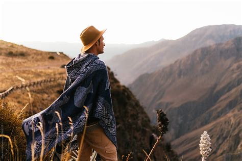 Man By Himself In The Mountains By Stocksy Contributor Kike Arnaiz