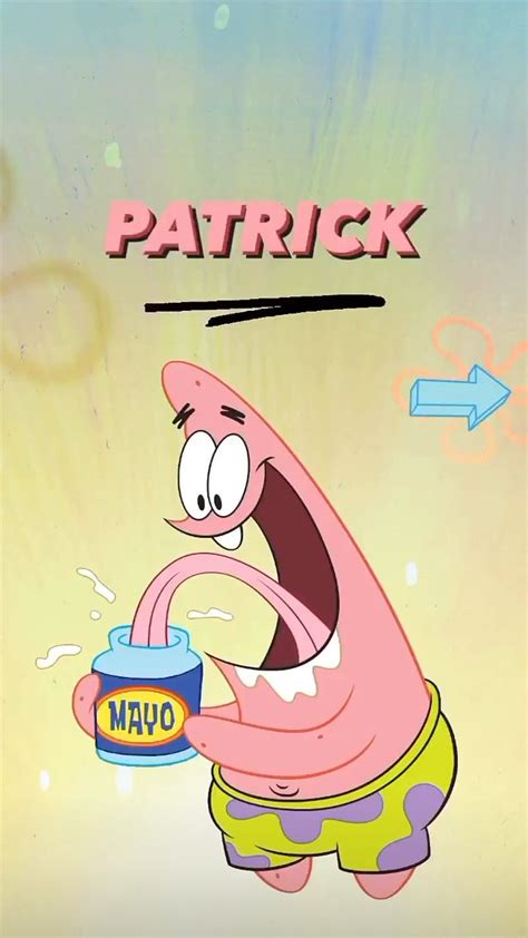 Patrick Star Eating Ice Cream