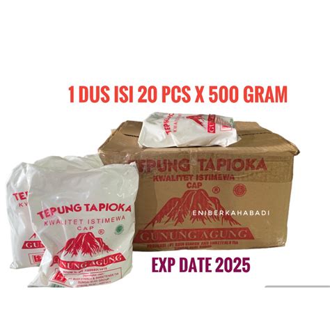 Jual Tepung Tapioka Cap Gunung Agung Dus Isi Pcs X Gram