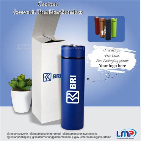 Merchandise Tumbler Custom Tb 03 Custom Souvenir Kantor Tumbler