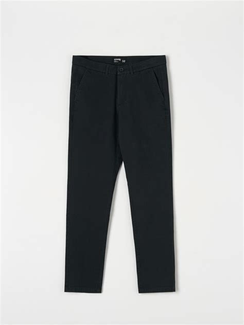 Chino Slim Pantalone Boja Mornarsko Sinsay J X