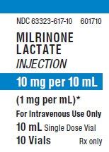 Milrinone - FDA prescribing information, side effects and uses