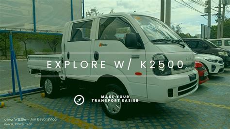 Kia Bonggo K2500 Double Cab 4x4 YouTube