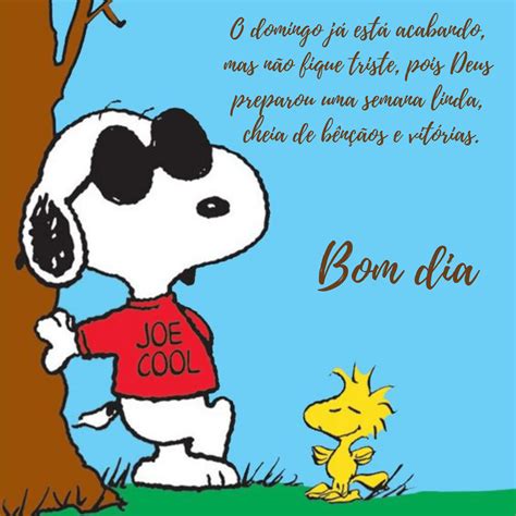 30 Imagens De Bom Dia Domingo Snoopy Para Whatsapp Com Mensagens