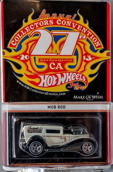 Hot Wheels 27th Annual Collectors Convention Make A Wish Charity Car Mob Rod 9111500 Diecast