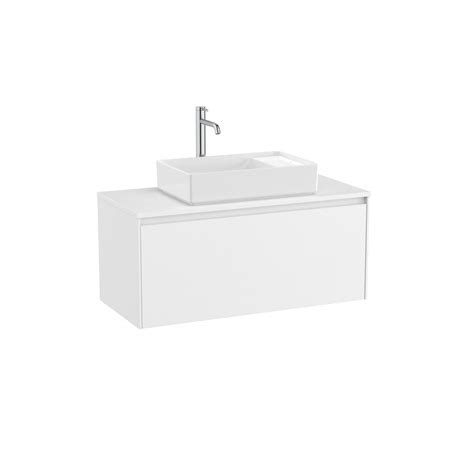 Mueble base Roca Ona 1 cajón para lavabo sobre encimera 1000 x 46 x 45