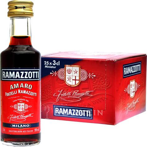 Ramazzotti Miniatur X L Tgh Fachgro Handel F R Getr Nke