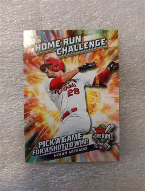 Topps Series Nolan Arenado Home Run Challenge Non Utilis No