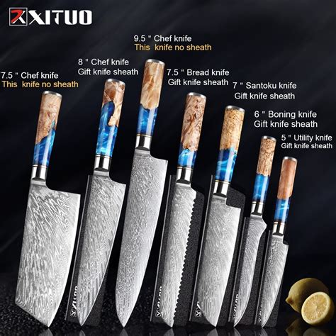 Damascus Xituo Knives