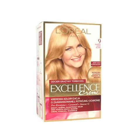 Loreal Excellence Creme Krem koloryzujący 9 bardzo jasny blond Glamiss