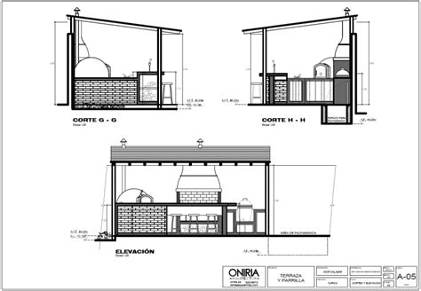 Planos En D De Parrillas De Obra Parrillas Blog