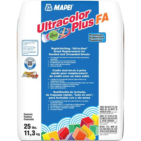 Mapei Ultracolor Plus Fa 25 Lb 5027 Silver Grout 6bu502711 The Home