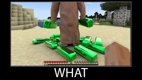 Minecraft Wait What Meme Part 214 Realistic Minecraft Emerald Ingot