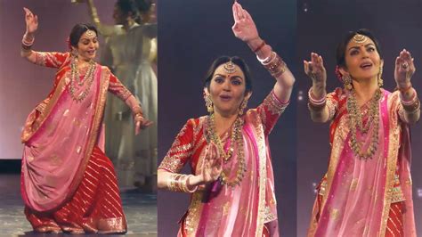 Nita Ambanis Classical Dance Performance At The Launch Of Nita Mukesh Ambani Cultural Centre