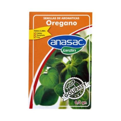 SEMILLAS OREGANO 0 3 GR Anasac Ambiental