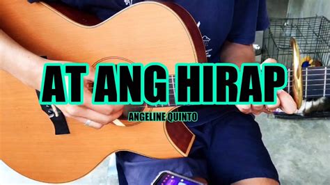 At Ang Hirap Angeline Quinto Fingerstyle Guitar Cover Youtube