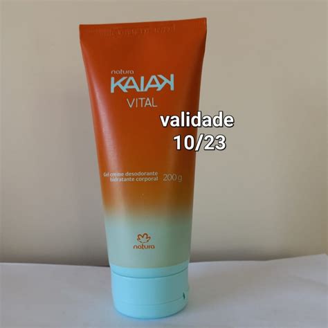 Gel Creme Desodorante Hidratante Corporal Kaiak Vital Feminino Shopee