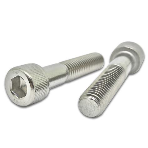 12 M6 1 00 X 50 Mm Allen Head Socket Cap Screws Bolts A2 Stainless Steel 18 8 304 M6x50