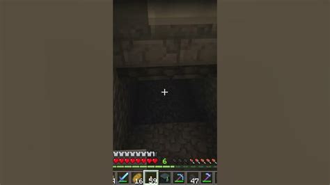 Stronghold In A Abandoned Mineshaft In Minecraft 👀shortsmaschallenge Youtube