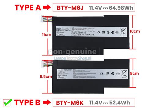 MSI GF63 THIN 10SCSR Replacement Laptop Battery | Low Prices, Long life