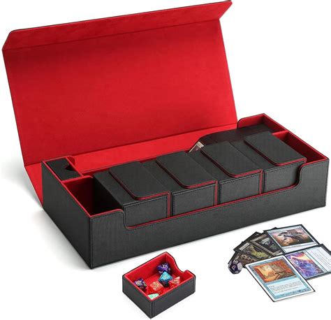 Two Durable 100 Card Deck Boxes Mtg Deck Box Commander