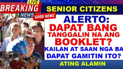 Dapat Bang Tanggalin Na Ang Booklet Saan At Kailan Nga Ba Dapat