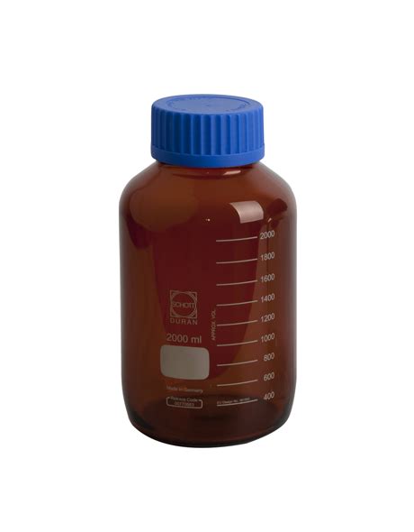 DURAN Brown Lab Bottle 2 000ml W Wide Neck Opening