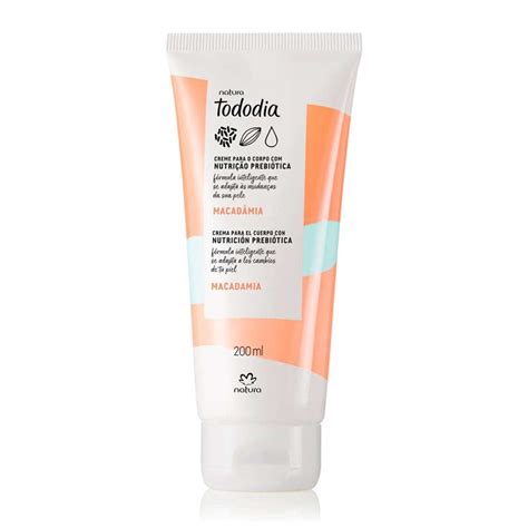 Creme Hidratante Corporal Natura Tododia Macadâmia 200ml Original