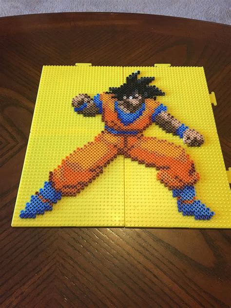 Goku Perler Bead Sprite By Jnjfranklin On Deviantart Bead Sprite Perler