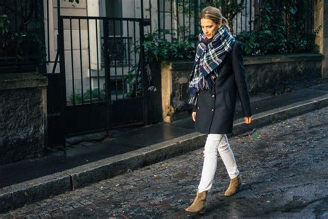 Comment Porter Le Jean Blanc En Hiver Look Le Dressing Id Al