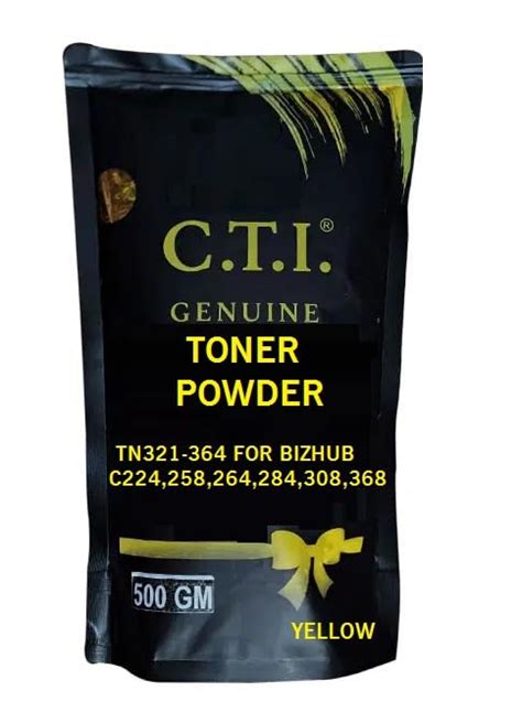 MOREL CTI Toner Yellow Powder For USE In KONICA MINOLTA TN321 TN324