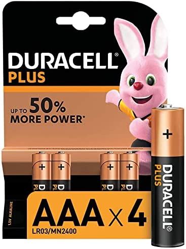 Duracell Plus Power Typ Aaa Alkaline Batterien Er Pack Amazon De