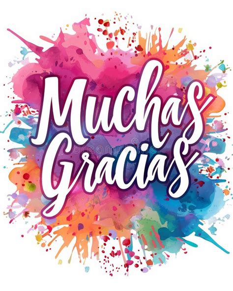 Muchas Gracias Thank You Very Much In Spanish Modern Calligraphy